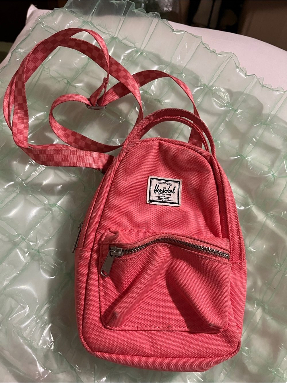 Herschel Supply Company Coral Pink Mini Backpack Crossbody